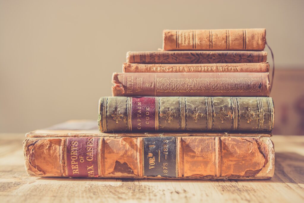 antique books 