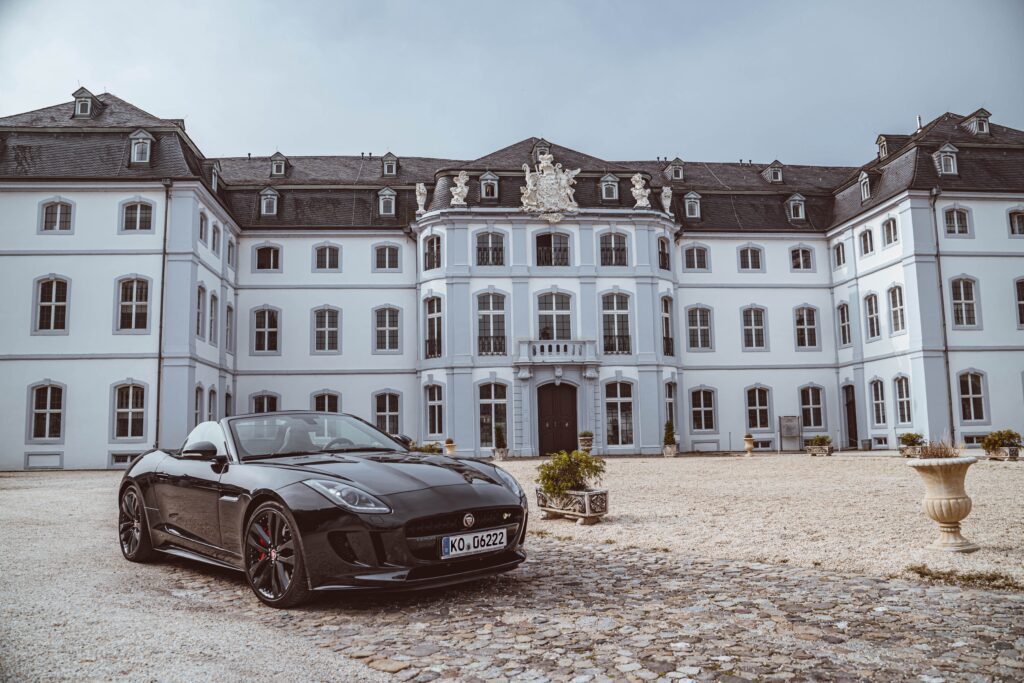Billionaire mansion and expensive car