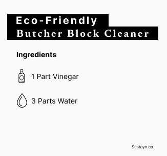 Eco-Friendly Butcher Block Cleaner Recipe  